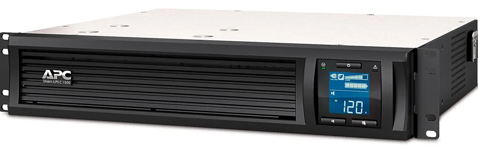 APC® Smart-UPS C 6-Outlet Rackmount With SmartConnect, 1,500VA/900 Watts, SMC1500-2UC