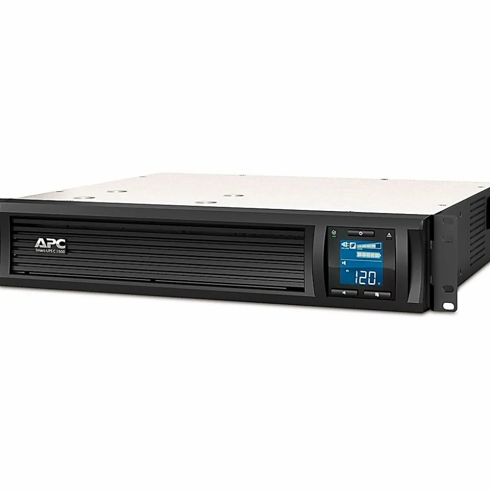 APC® Smart-UPS C 6-Outlet Rackmount With SmartConnect, 1,500VA/900 Watts, SMC1500-2UC