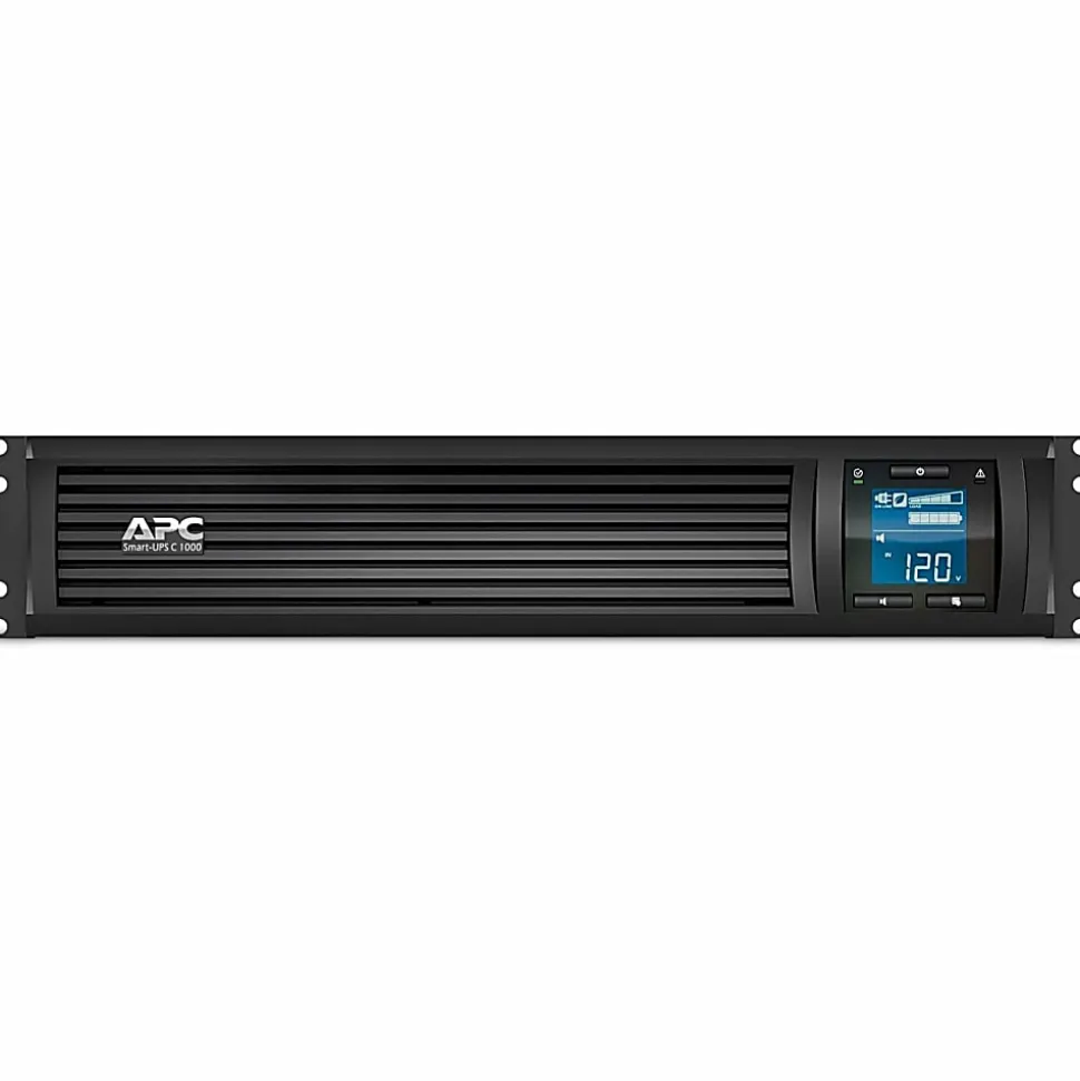 APC® Smart-UPS C 6-Outlet Rackmount With SmartConnect, 1,000VA/600 Watts, SMC1000-2UC