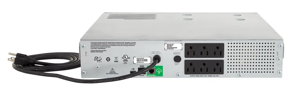 APC® Smart-UPS C 6-Outlet Rackmount With SmartConnect, 1,000VA/600 Watts, SMC1000-2UC