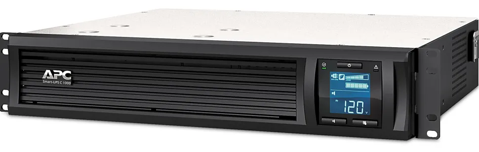 APC® Smart-UPS C 6-Outlet Rackmount With SmartConnect, 1,000VA/600 Watts, SMC1000-2UC