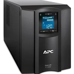 APC® Smart-UPS C 8-Outlet Tower With SmartConnect, 1,000VA/600 Watts, SMC1000C