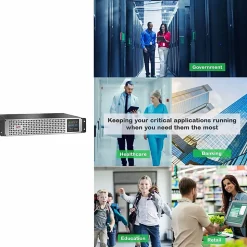 APC Smart-UPS, Line Interactive, 1000VA, Lithium-ion, Rack/Tower, 2U, 120V, 6x NEMA 5-15R outlets, SmartConnect Port+SmartSlot, Short Depth, AVR, LCD