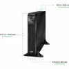 APC Smart-UPS On-Line, 3kVA, Tower, 120V, 8x 5-20R+1x L5-30R NEMA outlets, SmartSlot, Extended runtime, W/O rail kit - SRT3000XLA