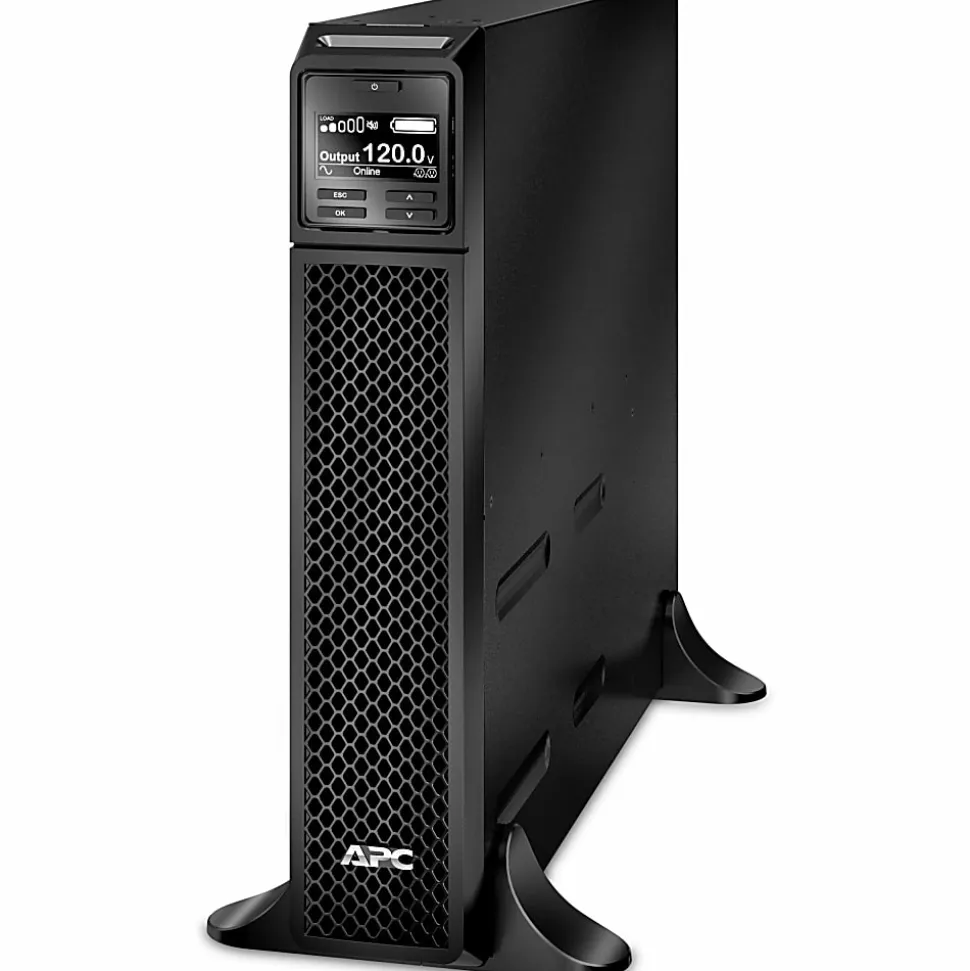 APC Smart-UPS On-Line, 3kVA, Tower, 120V, 8x 5-20R+1x L5-30R NEMA outlets, SmartSlot, Extended runtime, W/O rail kit - SRT3000XLA