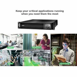 APC Smart-UPS On-Line, 3kVA, Tower, 120V, 8x 5-20R+1x L5-30R NEMA outlets, SmartSlot, Extended runtime, W/O rail kit - SRT3000XLA