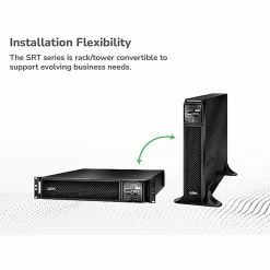 APC Smart-UPS On-Line, 1000VA, Tower, 120V, 6x 5-15R NEMA outlets, SmartSlot, Extended runtime, W/O rail kit - SRT1000XLA