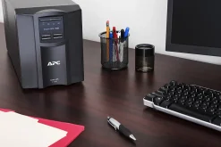 APC® Smart-UPS 8-Outlet Stand-Alone Tower Uninterruptible Power Supply, 1,440VA/1,000 Watts, SMT1500C
