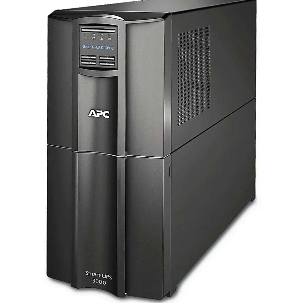 APC® Smart-UPS 10-Outlet Tower With SmartConnect, 3,000VA/2,700 Watts, SMT3000C