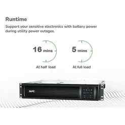 APC® Smart-UPS With SmartConnect 6-Outlet Uninterruptible Power Supply, 750VA/500 Watts, SMT750RM2UC