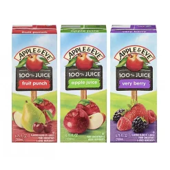 Apple & Eve 100% Juice Variety Pack, 6.75 Oz, Pack Of 36 Juice Boxes