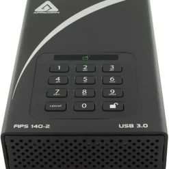 Apricorn Aegis Padlock DT FIPS 4TB External Hard Drive, ADT-3PL256F-4000