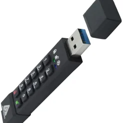 Apricorn 128GB Aegis Secure Key 3z USB 3.1 Flash Drive - 128 GB - USB 3.1 - 77 MB/s Read Speed - 72 MB/s Write Speed - ASK3Z128GB