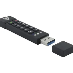 Apricorn 128GB Aegis Secure Key 3z USB 3.1 Flash Drive - 128 GB - USB 3.1 - 77 MB/s Read Speed - 72 MB/s Write Speed - ASK3Z128GB