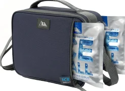 Arctic Zone Fridge Cold Bentley LunchBox w/ Removable Shoulder Strap and 2 IceWalls Packs, in Patriot Blue