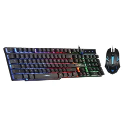 Argom Tech Combat Gaming Keyboard And Mouse Combo, Full Size, A00522