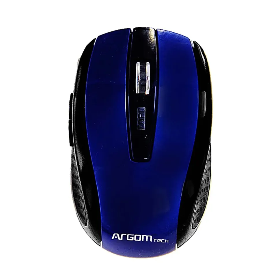 Argom Tech 2.4GHz Wireless Mouse, Full Size, Black, A00082
