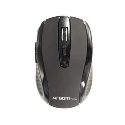 Argom Tech 2.4GHz Wireless Mouse, Full Size, Black, A00082