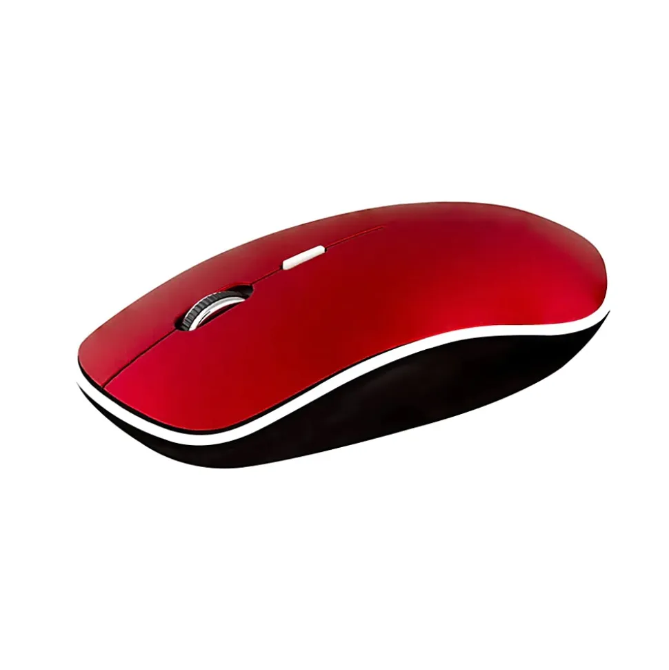 Argom Tech 2.4GHz Wireless Optical Mouse, Full Size, Black