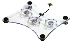 Argom Tech Notebook Cooling Pad With 3 Fans, 9-5/8”H x 1-5/16”W x 11-5/8”D
