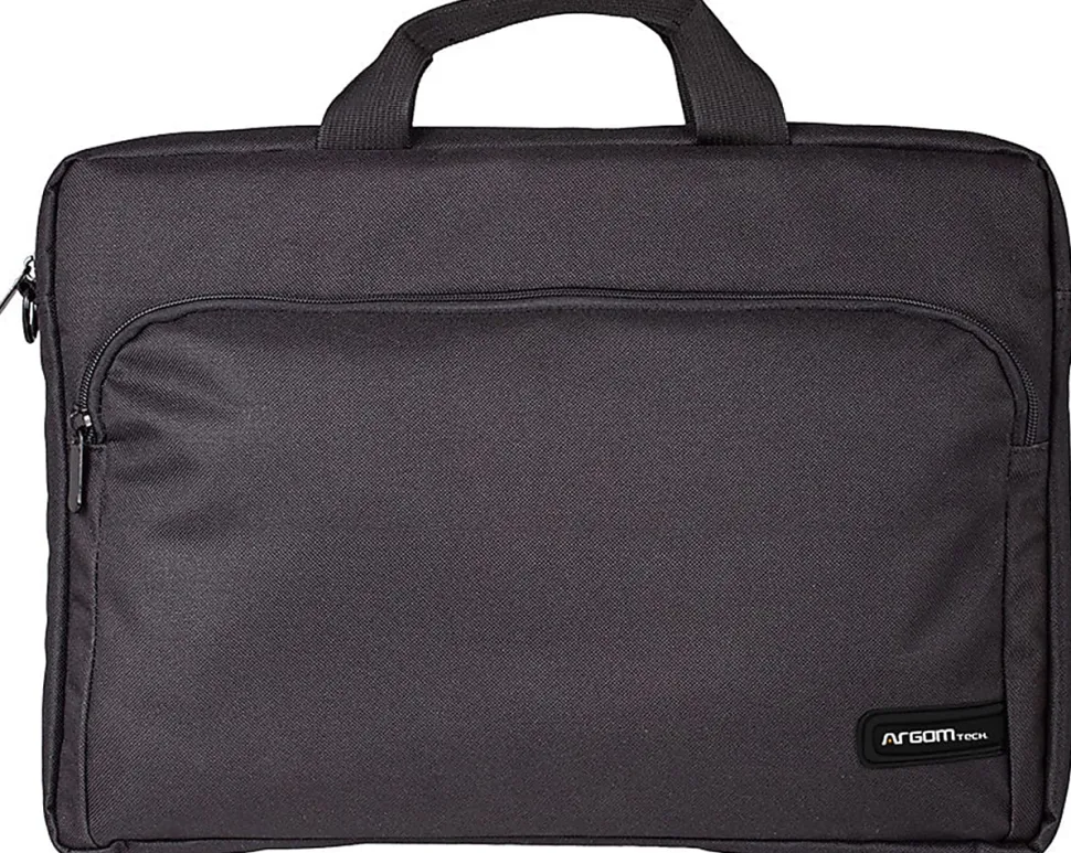 Argom Tech Professional Laptop Case For 15.6” Notebooks, 1-1/4”H x 16-15/16”W x 15-3/4”D, Black