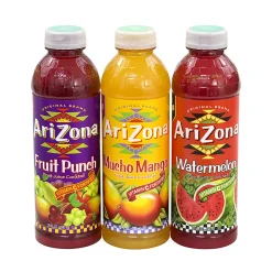 Arizona Juice Variety Pack, 20 Oz, Pack Of 24 Bottles