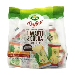 Arla Havarti And Gouda Cheese Snacks, 0.75 Oz, Pack Of 24