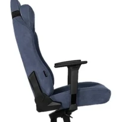 Arozzi Vernazza Premium Ergonomic Fabric High-Back Gaming Chair, Blue/Black
