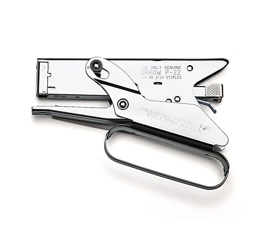 Arrow P22 Plier Stapler, 7", Chrome