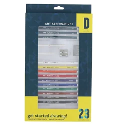 Art Alternatives Get Started Art Set, Drawing, Set Of 23 Pieces