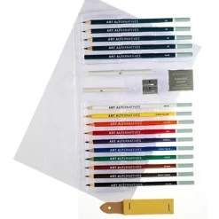 Art Alternatives Get Started Art Set, Drawing, Set Of 23 Pieces
