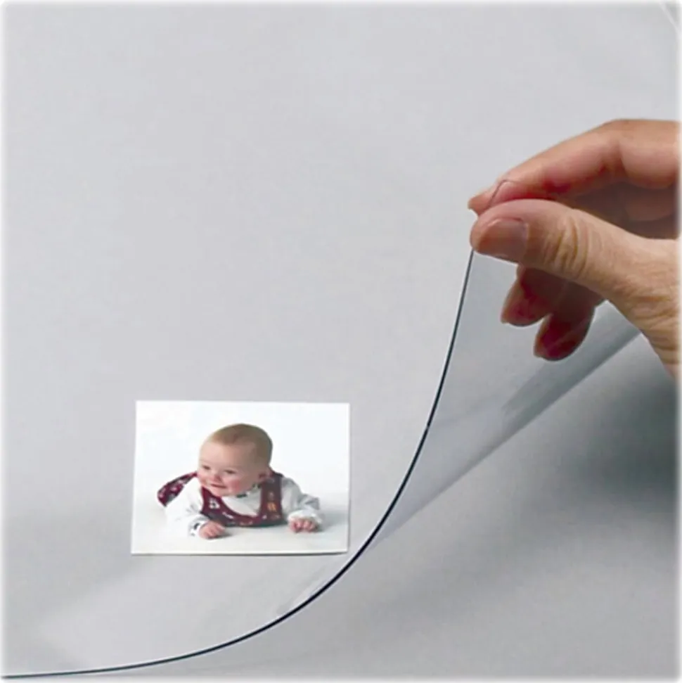 Artistic™ Eco-Clear™ Desk Pad With Antimicrobial Protection, 19" H x 24" W, Frosted Clear