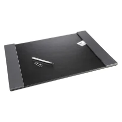 Artistic™ Leatherette Desk Pad With Fold-Out Side Rails, 24