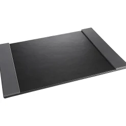 Artistic™ Leatherette Desk Pad With Fold-Out Side Rails, 24