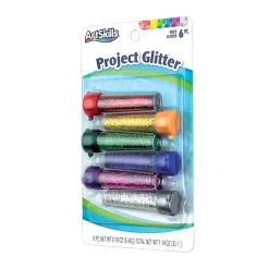 Artskills® Classic Glitter Shakers, Assorted Colors, Pack Of 6