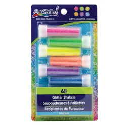 ArtSkills® Glitter Shakers, Assorted Neon Colors, Pack of 6