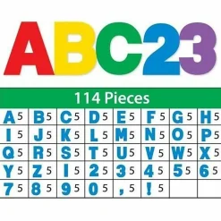 ArtSkills® Quick Letters, 4", Assorted Classic Colors, Pack Of 180