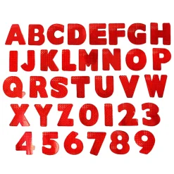 ArtSkills® 100% Recycled Quick Letters, 2", Assorted Holographic Colors, Pack Of 216