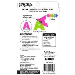 ArtSkills® 100% Recycled Quick Letters, 4", Assorted Colors, Pack Of 180