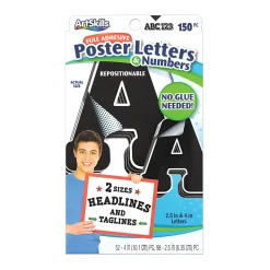 Artskills® Repositionable Letters, Black, Pack Of 150
