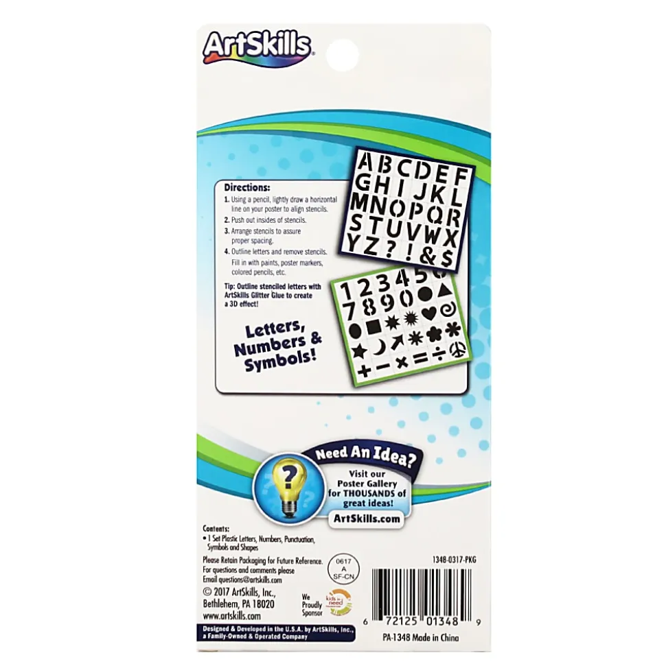 ArtSkills® Stencil Kit, Pack Of 60