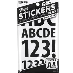 ArtSkills® Vinyl Letters, Black, Pack of 250