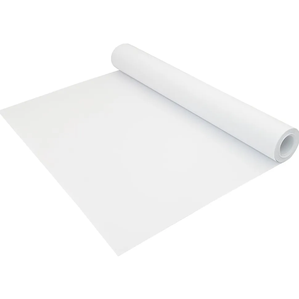 Art Street Art & Easel Roll, White, 18" X 50', Pack Of 3 Rolls