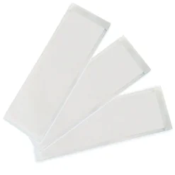 Ashley Productions Clear View Self-Adhesive Extra Small Name Plate Pocket 3.25" x 10.5", 25 Per Pack, 2 Packs