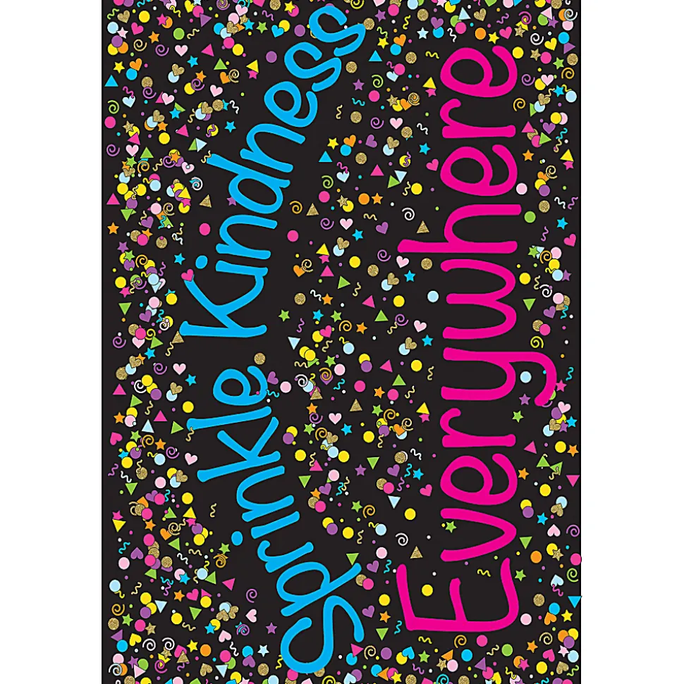 Ashley Smart Poly Computer Mouse Pad, 8" x 10", Sprinkle Kindness Everywhere, Pack Of 6 Mouse Pads