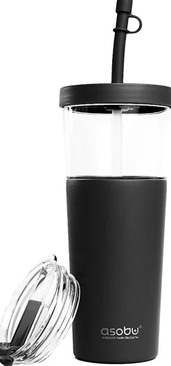 Asobu Marina 2-in-1 Tumbler, 28 Oz, Black