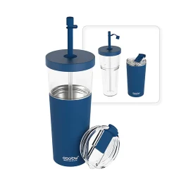 Asobu Marina 2-in-1 Tumbler, 28 Oz, Blue