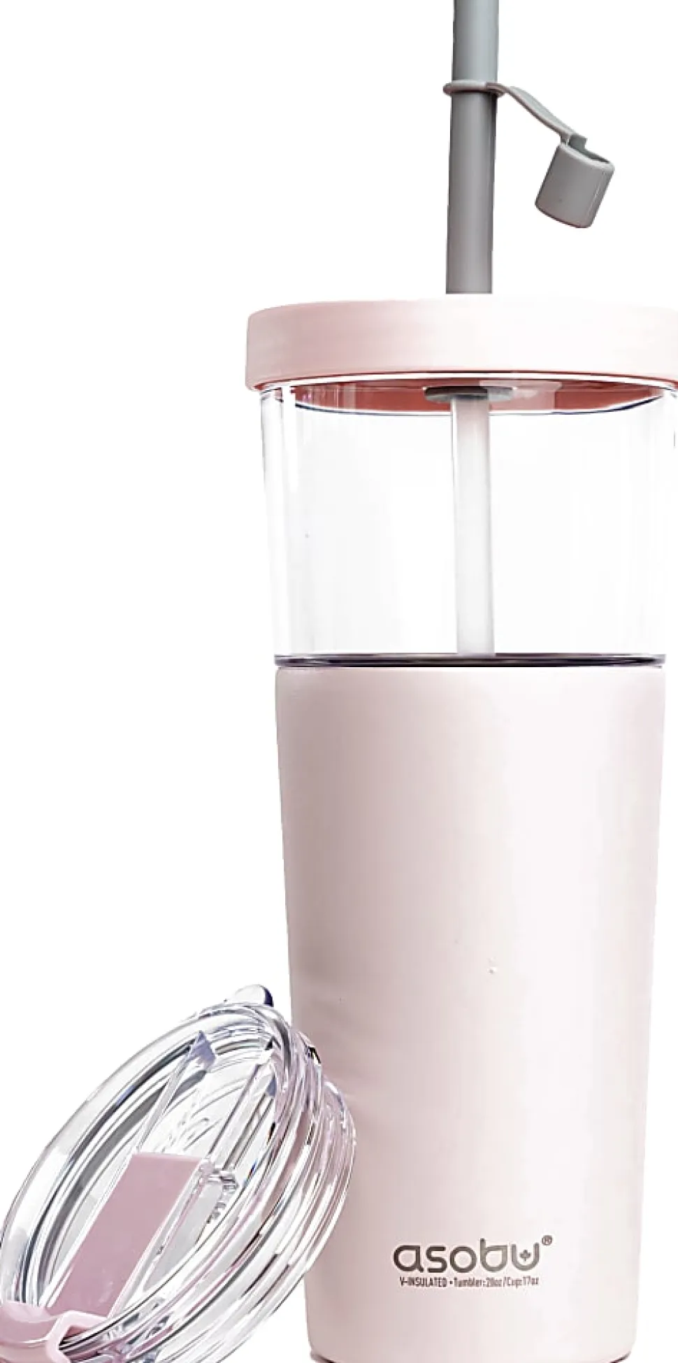 Asobu Marina 2-in-1 Tumbler, 28 Oz, Pink