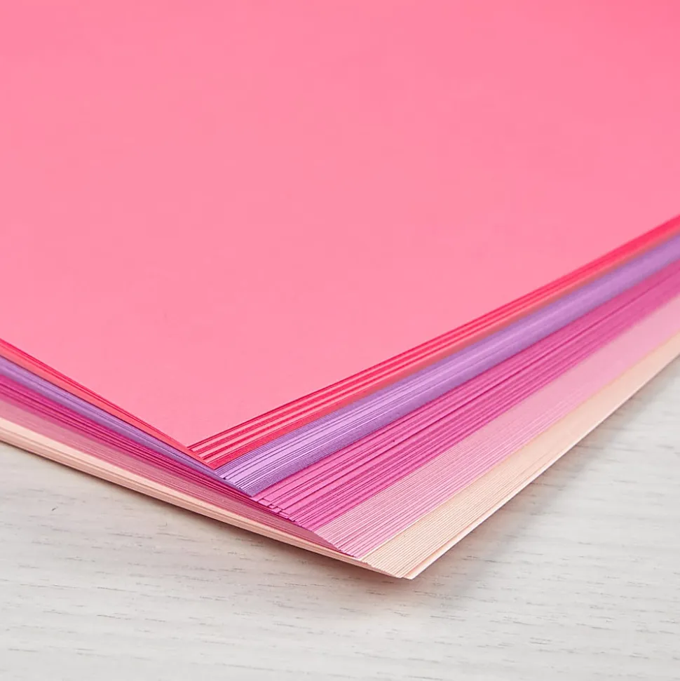 Astrobrights Color Laser Paper, Interstellar Pinks Assortment, Letter (8-1/2" x 11"), 100 Sheets Per Ream, 24 Lb, 96 Brightness