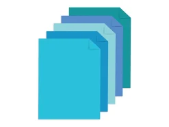 Astrobrights Color Laser Paper, Galactic Blues Assortment, Letter (8-1/2